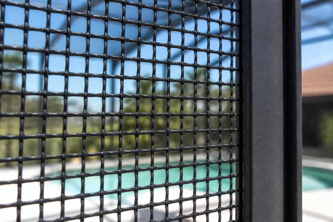 Pet-resistant mesh — screen enclosure repair